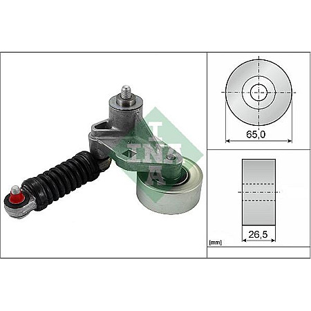 Intinzator curea, curea distributie PEUGEOT 207 SW (WK_), Turism, 02.2007 - 12.2013 INA 534 0037 10