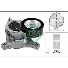 Intinzator.curea transmisie Rola curea de transmisie CITROEN C5 XSARA 1.8-2.0 09.00- PEUGEOT 406 2.0 16V 08.00- RENAULT LOGAN I (LS_), Sedan, 09.2004 - INA 534 0022 10