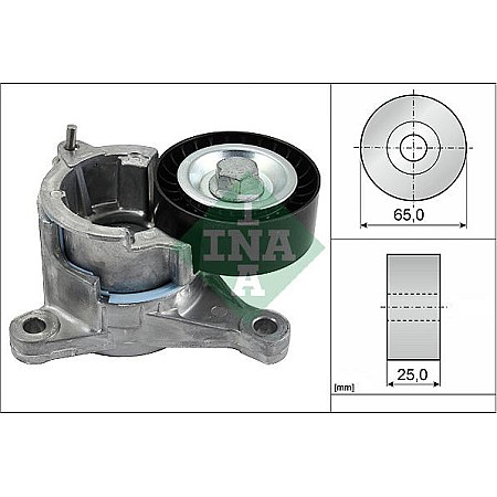 Intinzator.curea transmisie Rola curea de transmisie CITROEN C5 XSARA 1.8-2.0 09.00- PEUGEOT 406 2.0 16V 08.00- RENAULT LOGAN I (LS_), Sedan, 09.2004 - INA 534 0022 10