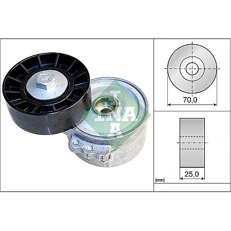 Intinzator curea, curea distributie FIAT DUCATO (244_), Van, 04.2002 - INA 534 0334 10