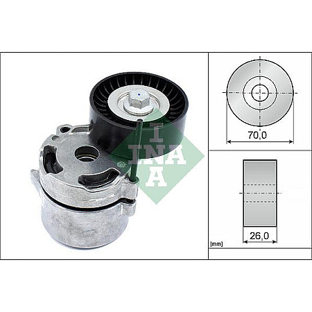 Intinzator.curea transmisie Multi-V belt tensioner fits. SUBARU BRZ FORESTER IMPREZA LEGACY VI LEVORG XV TOYOTA GT 86 1.6-2.0-2. SUBARU IMPREZA (GJ_), Sedan, 07.2011 - INA 534 0711 10