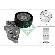 Intinzator.curea transmisie Multi-V belt tensioner FORD C-MAX II FIESTA VI FIESTA VII FOCUS III FOCUS IV GRAND C-MAX PUMA FORD FIESTA VII (HJ, HF), Hatchback, 05.2017 - INA 534 0729 10