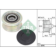 Sistem roata libera. generator Rulita alternator MAZDA CX-3 CX-5 MX-5 IV MX-5 RF TARGA 2.0-2.5 05.17- MAZDA CX-3 (DK), Crossover, 01.2015 - INA 535 0358 10