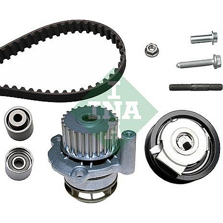 Set pompa apa curea dintata Set de distributie curea intinzator pompa de apa se potriveste. AUDI A1 A3 A4 B6 A4 B7 A6 C6 TT S VW JETTA III (1K2), Sedan, 09.2004 - 10.2010 INA 530 0445 31