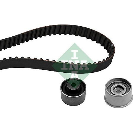 Set curea de distributie Set de distributie curea pinion se potriveste. HYUNDAI SONATA IV TRAJET TRAJET-MINIVAN KIA MAGENTIS I HYUNDAI SONATA IV (EF), Sedan, 03.1998 - 12.2005 INA 530 0429 10