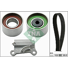 Set curea de distributie MAZDA 6 (GY), Turism, 01.2002 - 02.2008 INA 530 0477 10