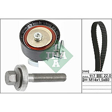 Set curea de distributie Set de distributie curea pinion se potriveste. VOLVO S60 II S80 II V40 V60 I V70 III FORD C-MAX II FIE FORD C-MAX II (DXA/CB7, DXA/CEU), Dubita, 04.2010 - INA 530 0605 10