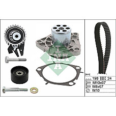 Set pompa apa curea dintata Set de distributie curea intinzator pompa de apa se potriveste. ALFA ROMEO 147 156 GT FIAT DUCATO ALFA ROMEO 147 (937_), Hatchback, 10.2000 - 12.2010 INA 530 0626 30