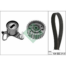 Set curea de distributie Set de sincronizare centura pinion TOYOTA DYNA DYNA 150 HIACE IV HILUX V HILUX VI LAND TOYOTA QUALIS (_F5_), Dubita, 01.1999 - 10.2004 INA 530 0048 10