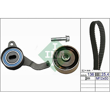 Set curea de distributie Set de distributie curea pinion se potriveste. MAZDA 323 S V OPEL ASTRA F ASTRA F-KOMBI ASTRA J COMBO- VAUXHALL ASTRA Mk III (T92), Hatchback, 09.1991 - 02.1998 INA 530 0047 10