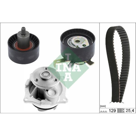 Set distributie cu pompa apa FORD FOCUS (DAW, DBW), Hatchback, 09.1998 - 11.2009 INA 530 0066 30