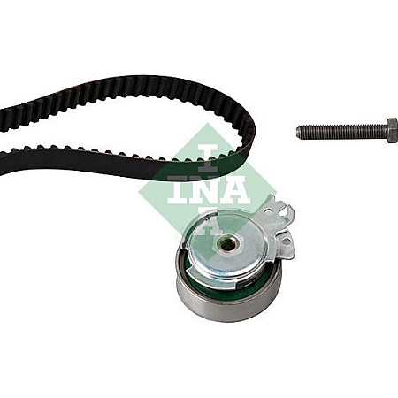 Set curea de distributie Set de distributie curea pinion se potriveste. CHEVROLET AVEO - KALOS CORSA LACETTI LANOS NUBIRA DAEWO OPEL ASTRA F CLASSIC (T92), Turism, 01.1998 - 01.2005 INA 530 0004 10
