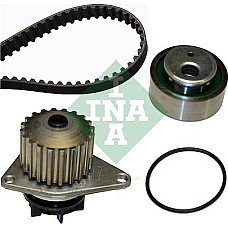 Set pompa apa curea dintata Set de distributie curea intinzator pompa de apa se potriveste. CITROEN AX BERLINGO BERLINGO-MINI PEUGEOT 205 I (741B, 20D), Sabrioleta, 03.1986 - 11.1995 INA 530 0012 30