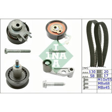 Set curea de distributie Set de distributie curea pinion se potriveste. AUDI A2 SEAT ALTEA ALTEA XL AROSA CORDOBA CORDOBA VARIO VW GOLF IV (1J1), Hatchback, 08.1997 - 12.2007 INA 530 0089 10