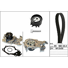 Set pompa apa curea dintata Set de sincronizare curea scripete pompa de apa DACIA LOGAN LOGAN II LOGAN MCV II RENAULT CLIO III (BR0/1, CR0/1), Hatchback, 01.2005 - INA 530 0195 30