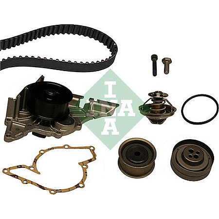 Set pompa apa curea dintata Set de distributie curea intinzator pompa de apa se potriveste. AUDI 80 B4 A4 B5 A6 C4 A8 D2 CABR AUDI A6 (4A2, C4), Sedan, 06.1994 - 10.1997 INA 530 0161 30