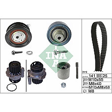 Set pompa apa curea dintata Set de sincronizare curea scripete pompa de apa SEAT IBIZA III SKODA FABIA I FABIA SKODA FABIA I (6Y2), Hatchback, 08.1999 - 03.2008 INA 530 0361 30