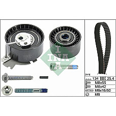 Set curea de distributie Set de distributie curea pinion se potriveste. CITROEN BERLINGO BERLINGO MULTISPACE BERLINGO-MINIVAN C PEUGEOT 307 SW (3H), Turism, 03.2002 - 12.2009 INA 530 0379 10