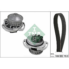 Set pompa apa curea dintata Set de sincronizare curea scripete pompa de apa AUDI 50 80 B2 VW DERBY GOLF I GOLF VW PASSAT (32), Hatchback, 05.1973 - 07.1981 INA 530 0717 30