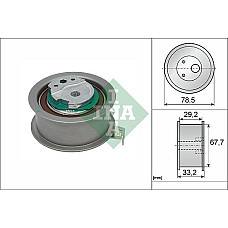 Rola intinzator.curea distributie Timing belt tension roll-pulley VOLVO S60 II S80 II S90 II V40 V60 I V60 II V70 III V90 VOLVO V40 (525, 526), Hatchback, 03.2012 - INA 531 0927 10