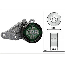 Rola intinzator.curea distributie Intinzator cu curea de distributie se potriveste. VOLVO S40 II V50 FORD FIESTA FIESTA IV FIEST FORD FOCUS C-MAX (DM2), Dubita, 10.2003 - 03.2007 INA 531 0586 10