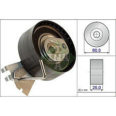 Rola intinzator.curea distributie Rola de tensionare curea de distributie CITROEN BERLINGO C2 C3 II NEMO SAXO FIAT FIORINO PEUGE PEUGEOT PARTNER ORIGIN (G_), Box/MPV, 07.2008 - 12.2015 INA 531 0572 10