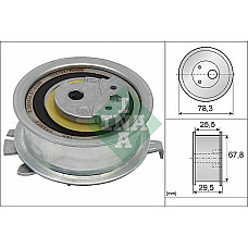 Rola intinzator.curea distributie Rola de tensionare curea de distributie AUDI A3 A4 A5 A6 Q5 SEAT ALHAMBRA IBIZA V LEON SKODA F VW JETTA III (1K2), Sedan, 09.2004 - 10.2010 INA 531 0825 10