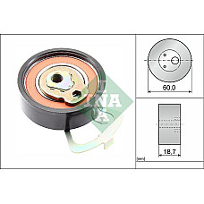 Rola intinzator.curea distributie curele tensionare Skoda Fabia 1.4 16V-99.12 SEAT LEON TOLEDO II 1.4 16V Volkswagen Bora Golf I VW BORA (1J2), Sedan, 10.1998 - 12.2013 INA 531 0339 10