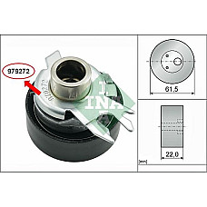 Rola intinzator.curea distributie 030109243D-J-K-F VW distributie CUREA tensionare 1.4 - 1.6 ADX - AEA - AEE VW CADDY II (9U7), Ridica, 06.1996 - 12.2000 INA 531 0252 30