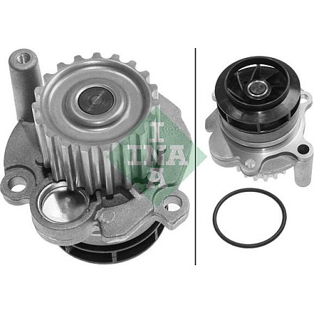 Pompa apa apa AUDI A3 A4 ALLROAD B8 A4 B5 A4 B6 A4 B7 A4 B8 A5 A6 C5 A6 C6 Q5 TT CHRYSLER SEBRING DODGE AVENGER CAL VW CADDY III (2KB, 2KJ, 2CB, 2CJ), Dubita, 03.2004 - 05.2015 INA 538 0089 10