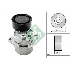 Intinzator.curea transmisie Rola de tensionare curea de transmisie MERCEDES C220CDI 2.2CDI 09.97- JEEP GRAND CHEROKEE 2.7CRD 02 MERCEDES-BENZ SPRINTER 2-t (901, 902), Autobuz, 01.1995 - 05.2006 INA 533 0017 10