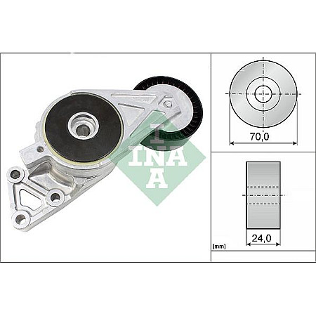 Intinzator.curea transmisie Rola curea de transmisie VOLKSWAGEN BEETLE AUDI A3 1.6-1.8 09.96- VW PASSAT (362), Sedan, 08.2010 - 12.2015 INA 533 0076 30