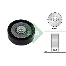 Rola ghidare-conducere. curea transmisie Poly V-belt pulley FORD FOCUS III FOCUS IV GALAXY III KUGA II MONDEO V S-MAX FORD FORD TRANSIT CONNECT, Dubita, 02.2013 - INA 532 0913 10