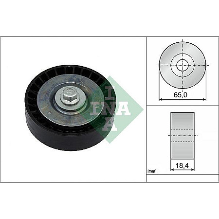 Rola ghidare-conducere. curea transmisie Poly V-belt pulley FORD FOCUS III FOCUS IV GALAXY III KUGA II MONDEO V S-MAX FORD FORD TRANSIT CONNECT, Dubita, 02.2013 - INA 532 0913 10