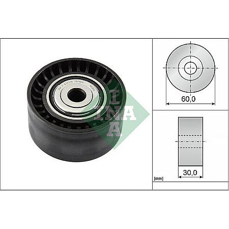 Rola ghidare-conducere. curea transmisie cilindri compactori curea Renault Espace IV Laguna II III 2.0dCi 08.05- RENAULT MEGANE II (BM0/1_, CM0/1_), Hatchback, 07.2001 - 10.2012 INA 532 0534 10