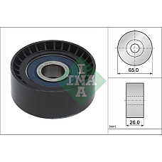 Rola ghidare-conducere. curea transmisie Poly V-belt pulley CHEVROLET AVEO CRUZE TRAX OPEL ASTRA J ASTRA J GTC CORSA D MER VAUXHALL MOKKA / MOKKA X (J13), Crossover, 06.2012 - INA 532 0666 10