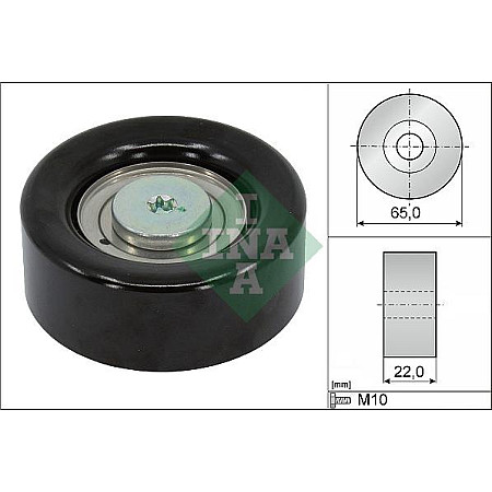 Rola ghidare-conducere. curea transmisie Poly V-belt pulley fits. HYUNDAI ACCENT III ACCENT IV ELANTRA IV ELANTRA V ELANTRA VI G HYUNDAI i30 (FD), Turism, 10.2007 - 06.2012 INA 532 0639 10