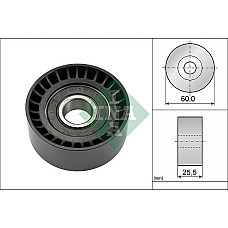 Rola ghidare / conducere, curea transmisie RENAULT MEGANE I (BA0/1_), Hatchback, 08.1995 - 12.2004 INA 532 0243 10