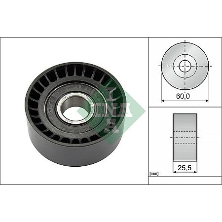 Rola ghidare / conducere, curea transmisie RENAULT MEGANE I (BA0/1_), Hatchback, 08.1995 - 12.2004 INA 532 0243 10
