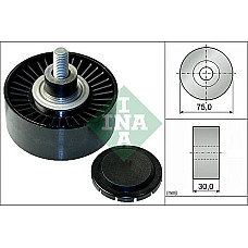 Rola ghidare-conducere. curea transmisie Poly V-belt pulley BMW 1 E82 1 E88 3 E90 3 E91 3 E92 3 E93 3.0 06.06-12.13 BMW 1 (E82), Compartiment, 10.2006 - 10.2013 INA 532 0751 10