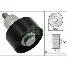 Rola ghidare-conducere. curea distributie Ruloul - scripetele de sustinere a curelei de distributie AUDI A1 A3 A4 SEAT LEON (5F1), Hatchback, 09.2012 - INA 532 0753 10