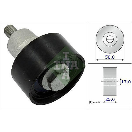 Rola ghidare-conducere. curea distributie Ruloul - scripetele de sustinere a curelei de distributie AUDI A1 A3 A4 SEAT LEON (5F1), Hatchback, 09.2012 - INA 532 0753 10