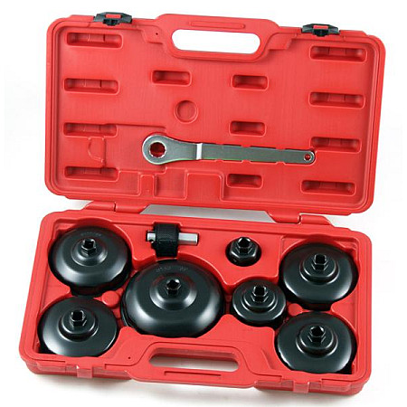 Cheie filtru ulei kloszowych set-cheie pentru filtre de ulei - 9 piese: tasta 1 / 2 36mm 6.76 mm 14.106 15.107 mm mm mm 15.108 15.108 18.135 mm mm 18-cheie 21mm curea: O160mm PROFITOOL 0XAT1250
