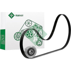 Set curea transmisie cu canel Multi-V-belt set with tensioner length 1908mm JOHN DEERE INA 529 4155 10