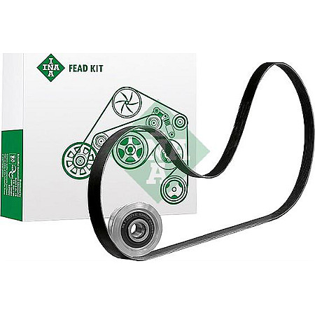 Set curea transmisie cu canel Multi-V-belt set with tensioner length 1908mm JOHN DEERE INA 529 4155 10