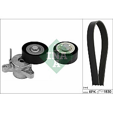 Set curea transmisie cu caneluri V-belts set with rollers fits. OPEL CASCADA INSIGNIA A INSIGNIA A COUNTRY INSIGNIA B INSIGNIA B VAUXHALL INSIGNIA Mk II (B) Country Tourer (Z18), Kombi, 03.2017 - INA 529 0448 10