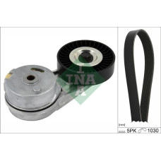 Set curea transmisie cu canel V-belts set with rollers CADILLAC BLS CHEVROLET ALERO COBALT HHR MALIBU FIAT CROMA OPEL A SAAB 9-3 (YS3F), Sabrioleta, 08.2003 - 02.2015 INA 529 0460 10