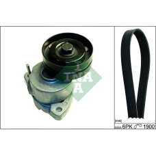 Set curea transmisie cu caneluri OPEL ASTRA F (T92), Hatchback, 09.1991 - 02.1998 INA 529 0091 10