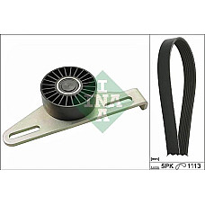 Set curea transmisie cu canel V-belts set with rollers DACIA LOGAN LOGAN EXPRESS LOGAN MCV SANDERO LADA LARGUS NISSAN K RENAULT KANGOO (KC0/1_), Dubita, 08.1997 - INA 529 0145 10