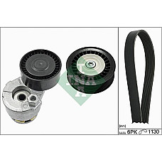 Set curea transmisie cu canel V-belts set with rollers DACIA DOKKER DOKKER EXPRESS-MINIVAN DUSTER LODGY LOGAN LOGAN EXP RENAULT MEGANE II (LM0/1_), Sedan, 08.2003 - INA 529 0165 10